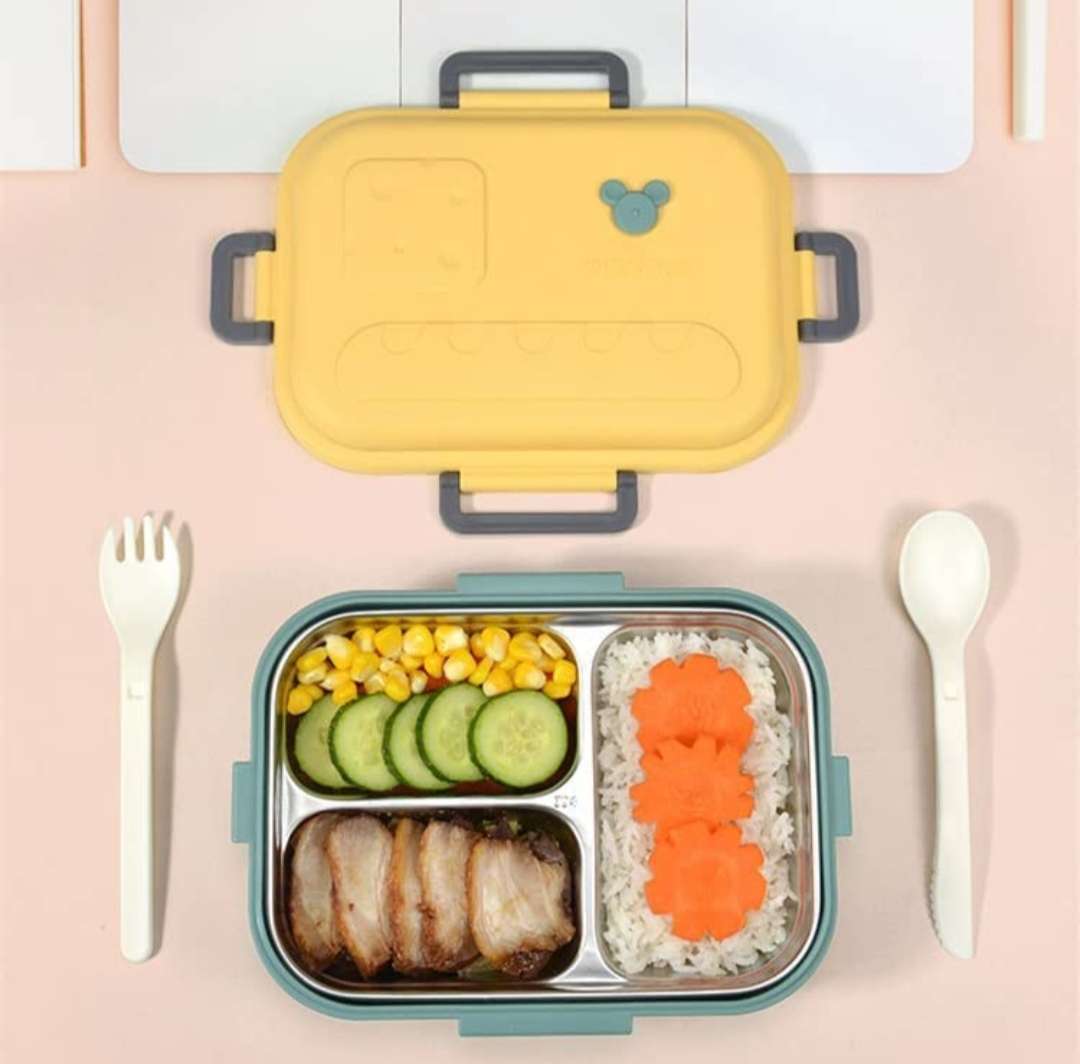 3 compartment insulated lunch box