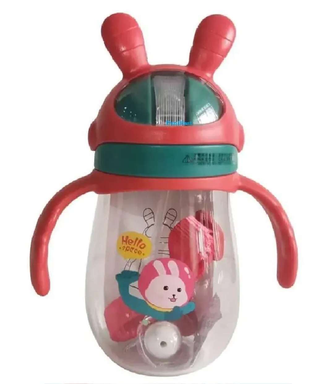 Sipper water bottle with straw- Kids wear Online - Tiny Grews