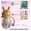 Sipper water bottle with straw- Kids wear Online - Tiny Grews