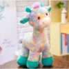 wild animals soft toy colorful giraffe soft toy - tiny Grews