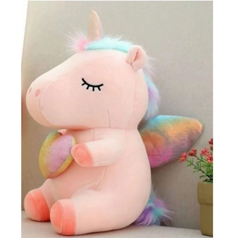 Soft Heart Unicorn Soft Toy - Tiny Grews