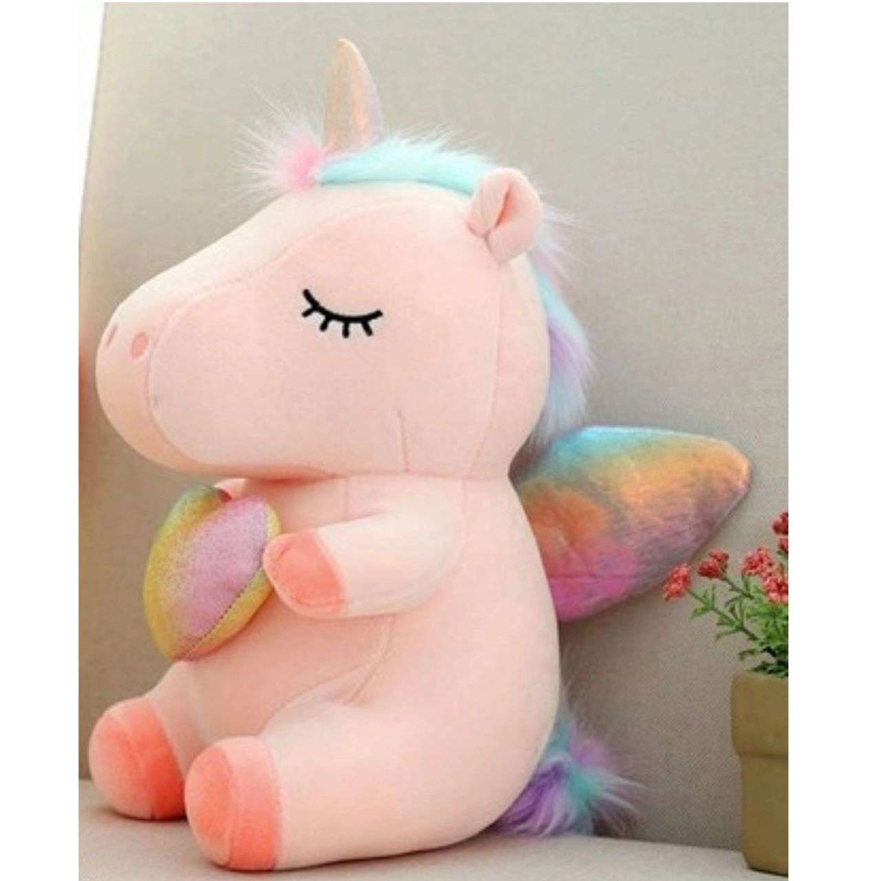 heart unicorn Soft Heart Unicorn Soft Toy - Tiny Grews