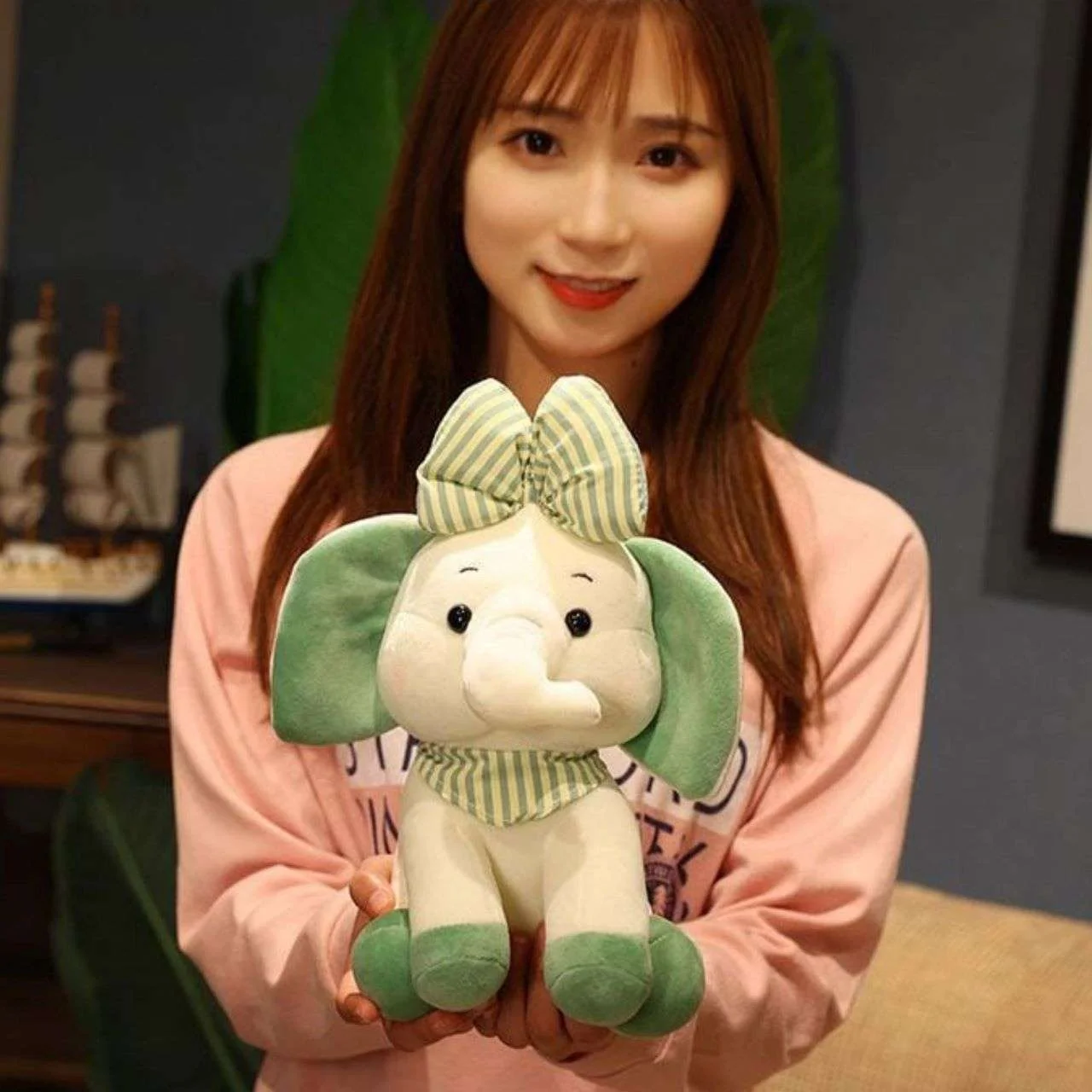 lady desy 2 Lady Daisy Elephant Soft Toy - Tiny Grews