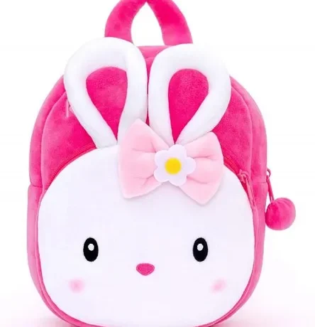 Pink rabbit school bag